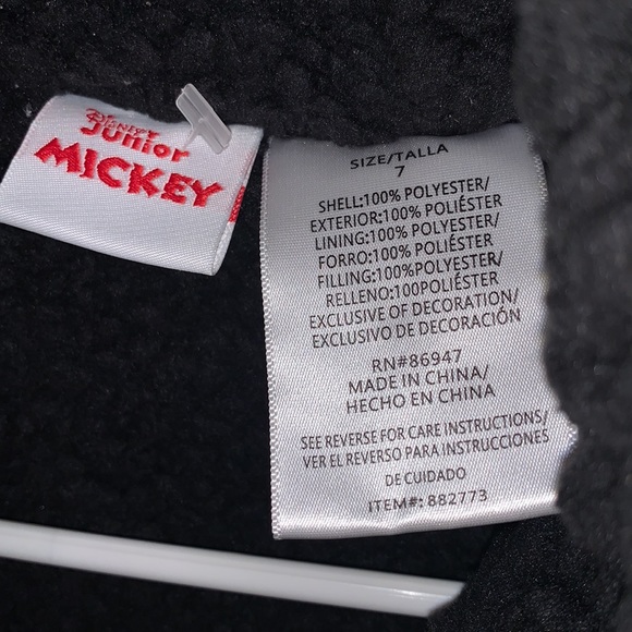 DISNEY JUNIOR MICKEY BRAND NEW SIZE 7 LINED SUPER CUTE JACKET - Picture 6 of 9